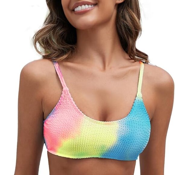 Fanuerg Women's Ribbed Bikini - Picture 2 of 5